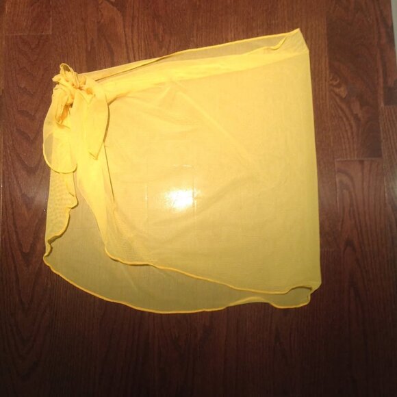 Brand New Yellow Sarong Coverup - Picture 2 of 2